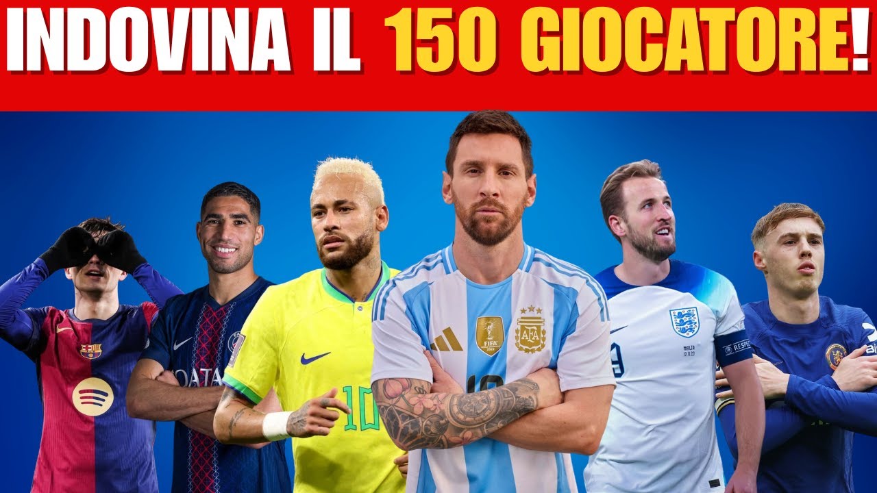 INDOVINA I 150 GIOCATORI DI CALCIO! ⚽🔥 Da Facile a Impossibile