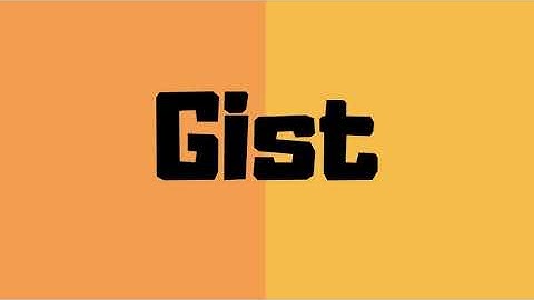 How to pronounce gist? gist pronunciation