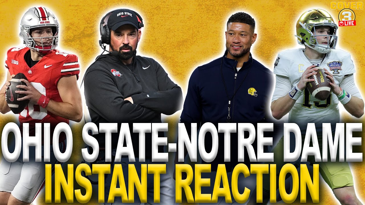 🚨 National Championship Instant Reaction | Ohio State vs. Notre Dame ...