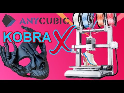 ANYCUBIC KOBRA X - 3D Druck Multicolor - Preiswert und Genial!