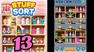 🏅 Stuff Sort - Sorting Master 🍒🥤🪆 LEVEL 13 🍄🧃🧸 Gameplay Walkthrough screenshot 4