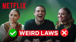 Noah Centineo & Fivel Stewart Get Law Schooled | The Recruit | Netflix