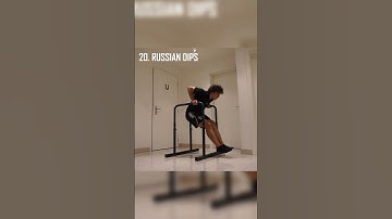 50 Dip Bar Calisthenics Exercises for a Full Body Workout