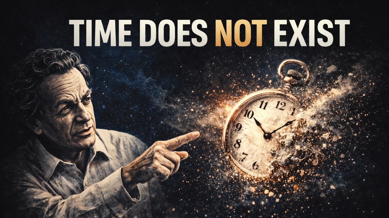 Feynman: Time Does NOT Exist (It’s Just Decay)