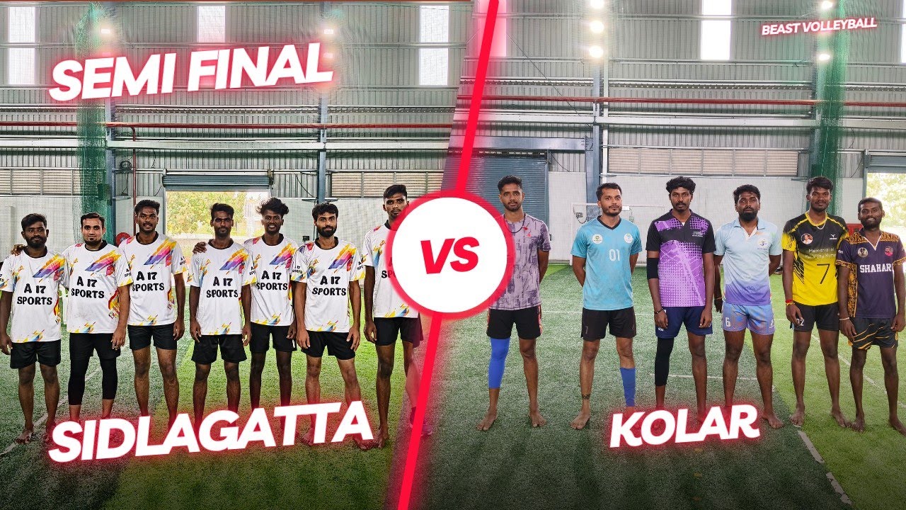 Volleyball tournament Indipendence cup 2025 Semi final Set 1 🔥 Sidlagatta vs Kolar 