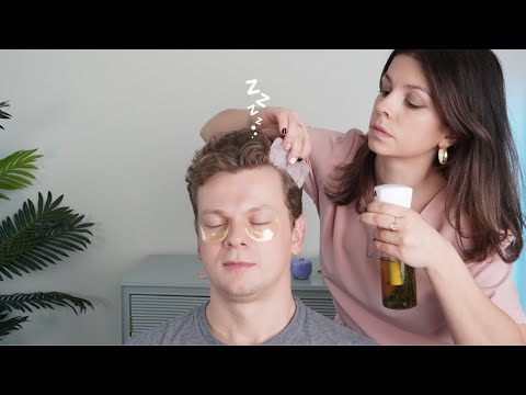 ASMR Scalp Winter Hibernation Spa | Shampoo, Aloe GEL, Thyme Water Spray | Soft Spoken