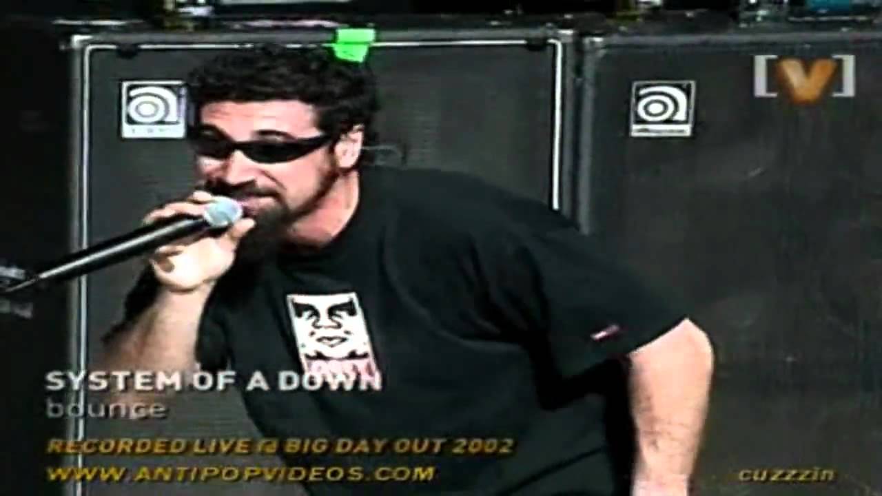 SYSTEM OF A DOWN - Bounce [Live At Big Day Out 2002] - YouTube