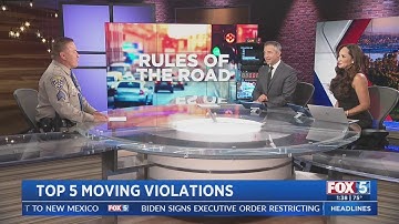 Rules of the Road: Top 5 Moving Violations