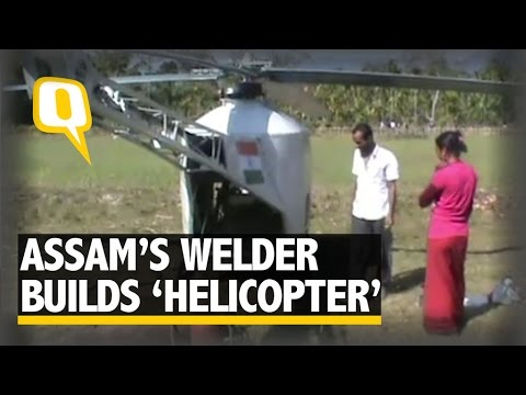 Welder Of Assam,India Builds a Helicopter