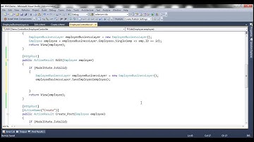 Part 18 Updating data in mvc.mp4