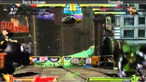 5-16-11 Dark Hokage (Storm/Zero/Tron) vs Timothy (Haggar/Doom/Spencer) - MvC3