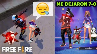 PVP CON LA CHICA TOXICA QUE ME ENCONTRE EN UNA PARTIDA DE FREE FIRE ¿La deje 7-0? 😱