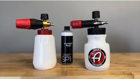 Cheap Vs Expensive Foam Cannons:  $24 vs $64   Which is foams better?