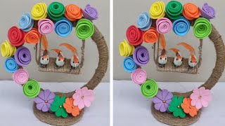 Craft Ideas | home decorating ideas | decor Craft Ideas | jute Craft Ideas | Cd Craft Ideas |