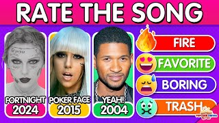 RATE THE SONG  | Rank one song per Year 19952024  | Music Quiz