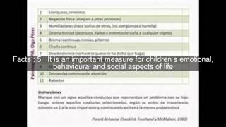 Child Behavior Checklist Top  #12 Facts