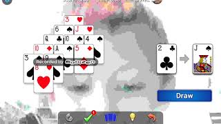 Pyramid solitaire from mobility ware
