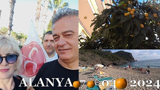 АЛАНЬЯ ТУРЦИЯ 7 АПРЕЛЯ 2024 ИДЕМ НА ПЛЯЖ КЛЕОПАТРЫ ALANYA ROMKA ROKER