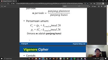 Penjelasan Vigenere Cipher Menggunakan PHP