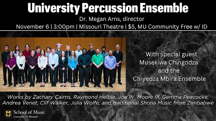 University Percussion Ensemble Concert