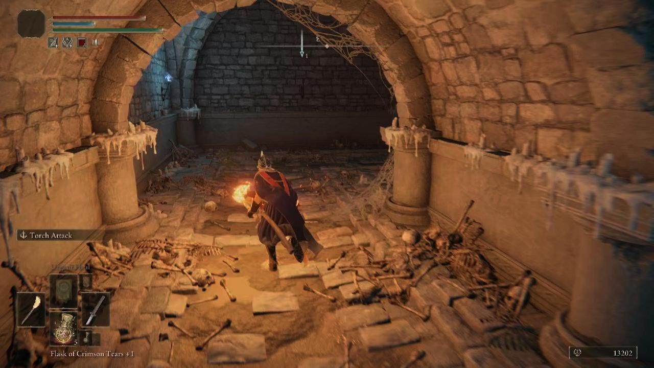 ELDEN RING Liurnia Road's End to Human Bone Shard & Watchdog