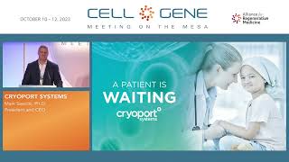 Cryoport Systems President & CEO Dr. Mark Sawicki at 2023 Meeting on the Mesa