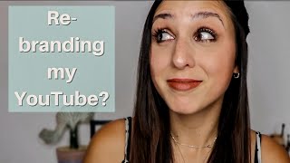 Why I’m Re-Branding my YouTube channel into a beauty Channel| Growing in the beauty industry