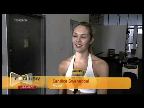 Candice Swanepoel work-out