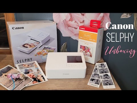 UNBOXING CANON SELPHY CP1000 PASSPORT PHOTO PRINTER 🖨️ 