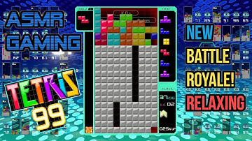ASMR Gaming | Tetris 99 New Battle Royale Nintendo Switch Relaxing 🎮Controller Sounds + Whispering😴💤