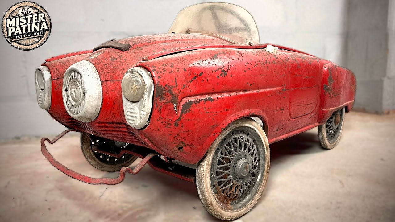 Restoring a 1960's 'Giordani Studebaker' Pedal Car | The Ultimate Christmas Gift for my son!