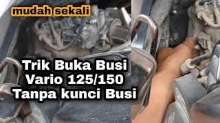 Ganti Busi Vario 150 125 | Busi Brisk Vario | Modifikasi Vario