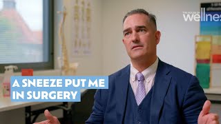 Why Dr James Elliot needed surgery after a sneeze