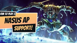 NASUS FULL AP SUPPORT :LEAGUE OF LEGENDS