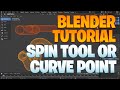 Blender beginner series No. 61 - Spin tool or curve point