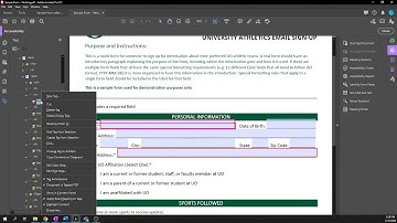 Accessible PDF Forms Part 2 - Tagging Forms