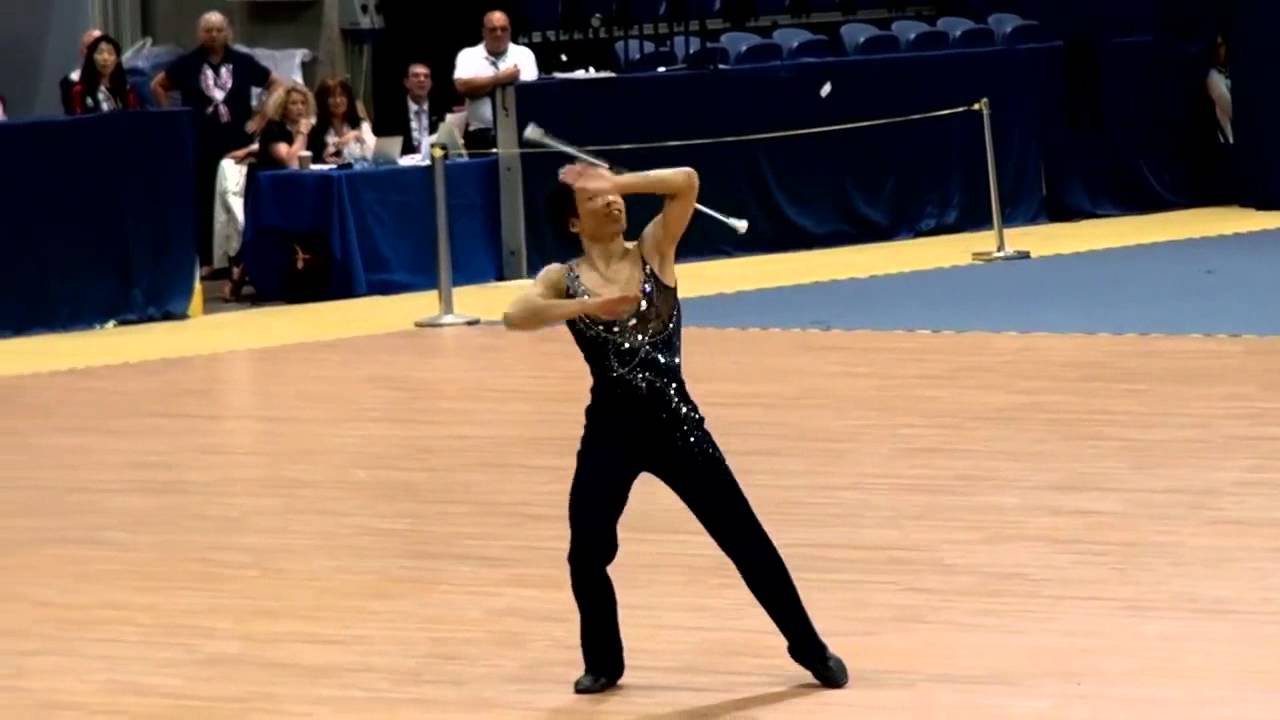 Keisuke Komada Japan   1st place World Championship Twirling 2014