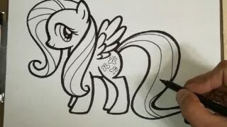 Featured image of post Pony Dibujo F cil My little pony rainbow dash rockin hairstyle