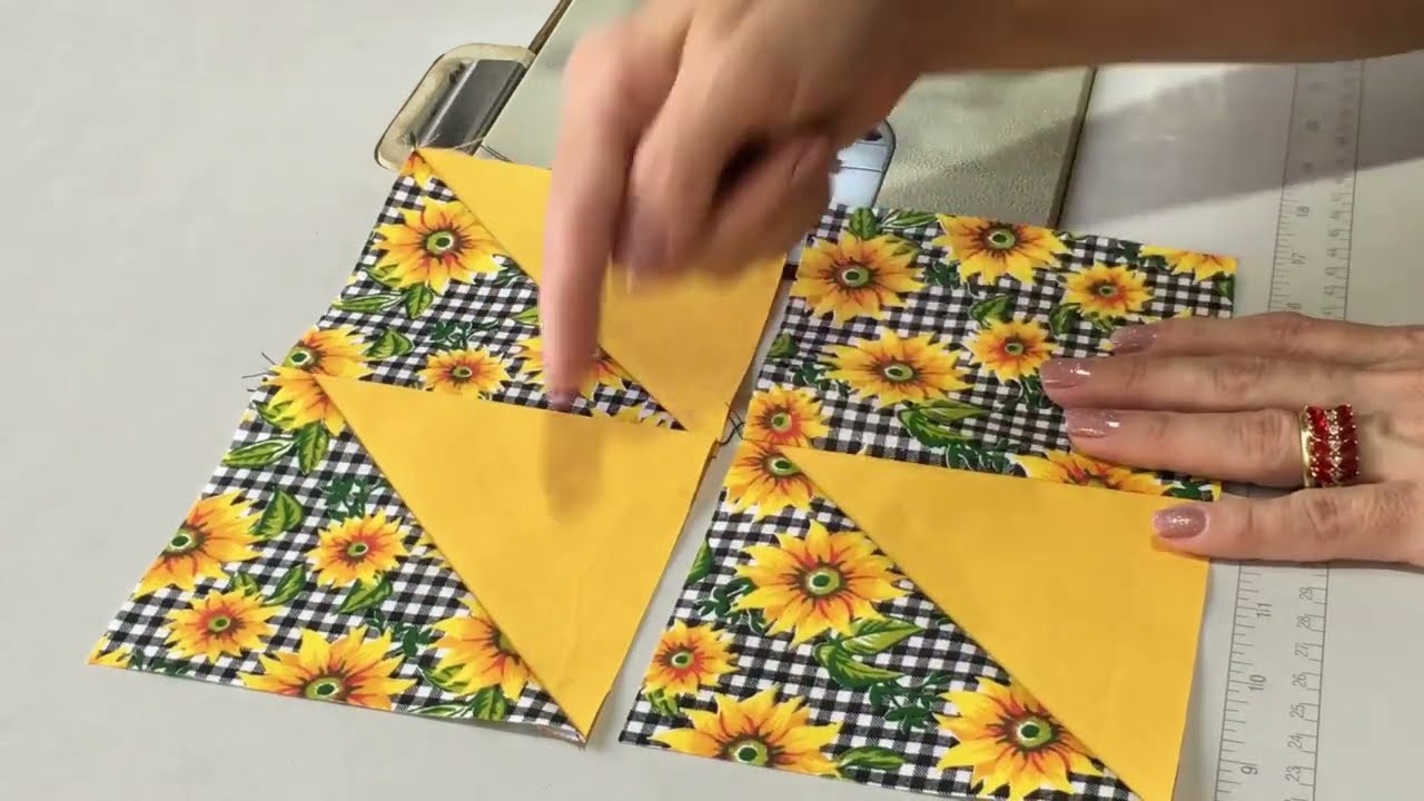 03 PASSOS para COSTURAR um BLOCO de PATCHWORK Lindo Fácil Rápido