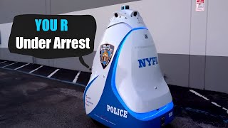 NYPD Robot on Duty