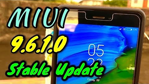 ||MIUI 9.6.1.0 NCFMIFD|| GLOBAL STABLE UPDATE FOR REDMI NOTE 4