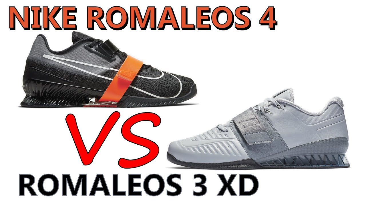 Nike Romaleos Versus Nike Romaleos 3 XD -Olympic Weightlifting Shoe Compare & Contrast (IN DEPTH!) YouTube