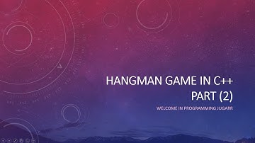 Hangman Game in c++ for beginner part 2