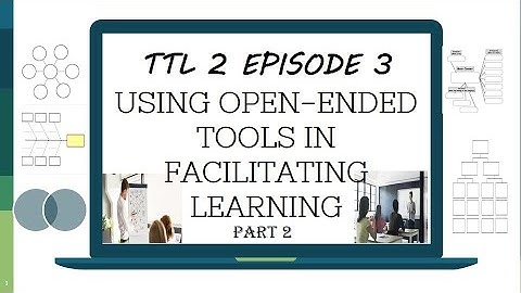 TTL 2 EPISODE 3 PART 2: Using Open-ended Tools in Facilitating Language Learning