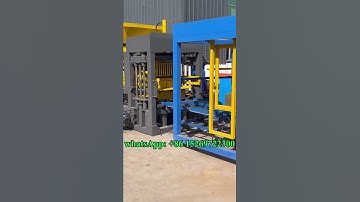automatic brick making machine concrete block molding machine QT4-15 block making machine for sale