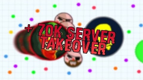 Agar.io Hacked? 2k Mass BOTS + 70k Mass Server Takeover!