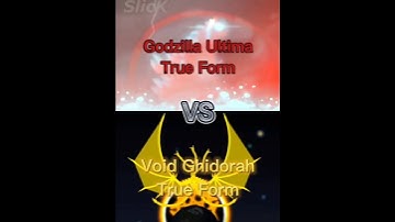 Godzilla Ultima True Form Vs Void Ghidorah True Form #voidghidorah #godzillaultima #godzilla #edit