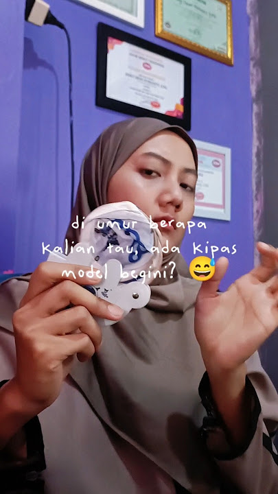 Kipas ajaib 😃 #kipaslipat #kipasmini #kipasportable #minifan #kipas