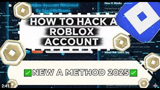 WORKING 2026 HOW TO HACK ANY ACCOUNT ON ROBLOX THE BEST COOKIE LOGGER FOR ROBLOX