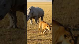 The Lion Running Out Faster